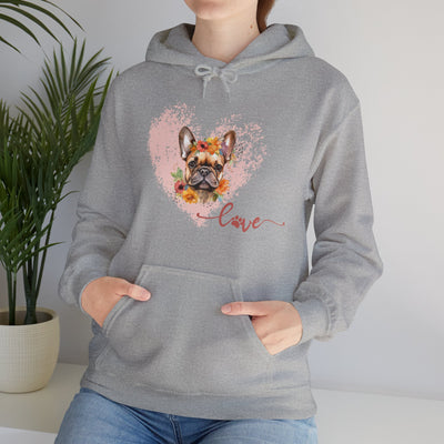 Bulldog Hoodie S - 5XL Mother's Day Present, Frenchie Dad Clothing Gift, French Bull Dog Mom Gift,  Hooded Sweatshirt in White, Black, Green, Grey, Blue Red