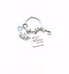 2024 Graduation Gift for Him Keychain / And so the adventure begins Key Chain / New Career Job Keyring / Graduate Present / Son Daughter BFF