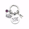 Graduation Gift for her Keychain / 2024 She believed she could so she did Key Chain / Mortarboard Grad Cap Keyring / Graduation Present