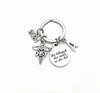 2024 DPT Graduation Gift / DPT Keychain / She believed she could so she did Key Chain / Doctor of Physical Therapy Keyring / Caduceus Her