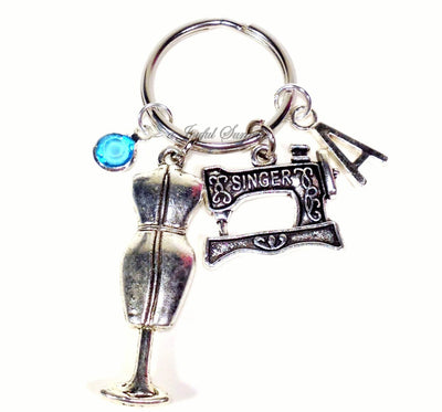 Sewing Charm,  Your choice Scissors, Measuring Tape, Safety Pin, Fashion Form, Buttons, Singer Sewing Machine, Yarn Charms 1 Silver Pendant