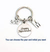 2024 Retirement Gift for Him or Her Keychain / 2025 or other years / Present for Coworker Key chain / Boss Keyring ring / Happy Retirement