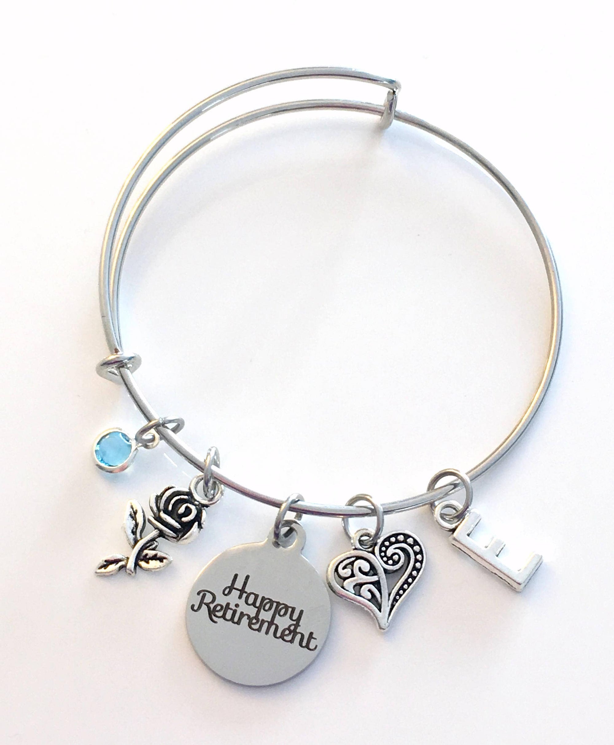 Retirement bangle clearance bracelet