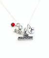 2024 Graduate Charm, Graduation Scroll Pendant, Mortarboard Cap 2024 Silver for Keychain, Bracelet or Necklace, add to any of my listings