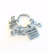 Ride safe I need you here with me Keychain, Motorcycle Key Chain for Him Her, Son Daughter keyring, Bike Boyfriend Husband Motocross Present