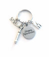 Retirement Gift for Otolaryngologist Keychain / 2023 ENT Doctor Key chain / Ear Scope Keyring / Audiology Otoscope Present