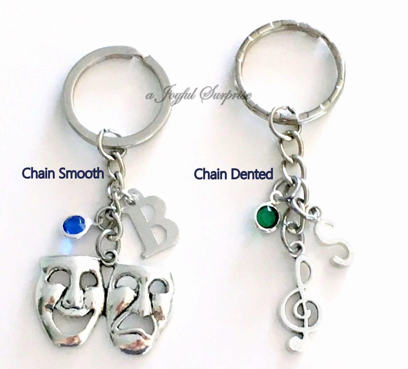 A Joyful Surprise Design Your Own Key Chain, Create Custom Keychain, Any #charms from My Shop You Want 2 3 4 5 6 7 8 9 10 Customized Personalised or Planner 7 Charms