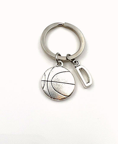 Basketball Keychain / Basket Ball Key Chain / Gifts for Daughter Present / Sports Coach Teacher Keyring / Her Girls Teammate