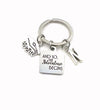 2023 Graduation Gift for Her Keychain / And so the adventure begins Key Chain / Grad Keyring Present / Graduate Son, Daughter, Girlfriend