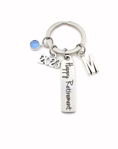 2024 Retirement Keychain / Retirement Gift for Women Key Chain / Coworker Keyring / Gift for Boss present / Co-worker Gift Quote bar Men