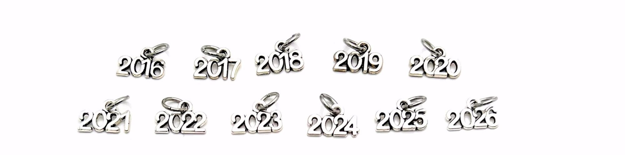 2025 Silver Year Charm, 2016 - 2026 Graduation Pendant - Image 14