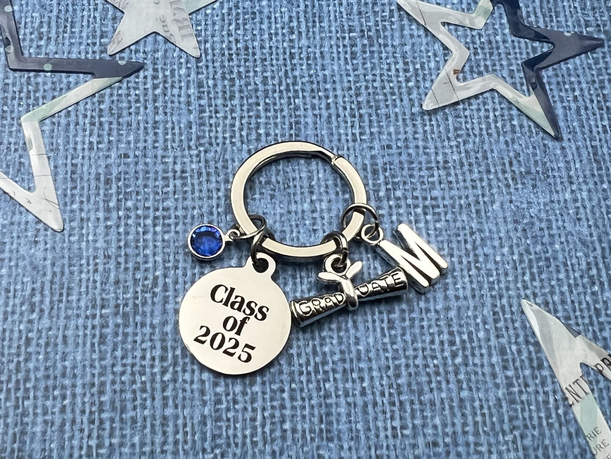Class of 2025 Charm, 2016 - 2026 Graduation Pendant - Image 2