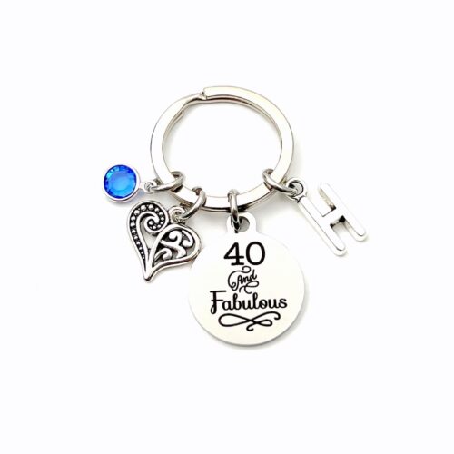 40th birthday gifts for women Keychain