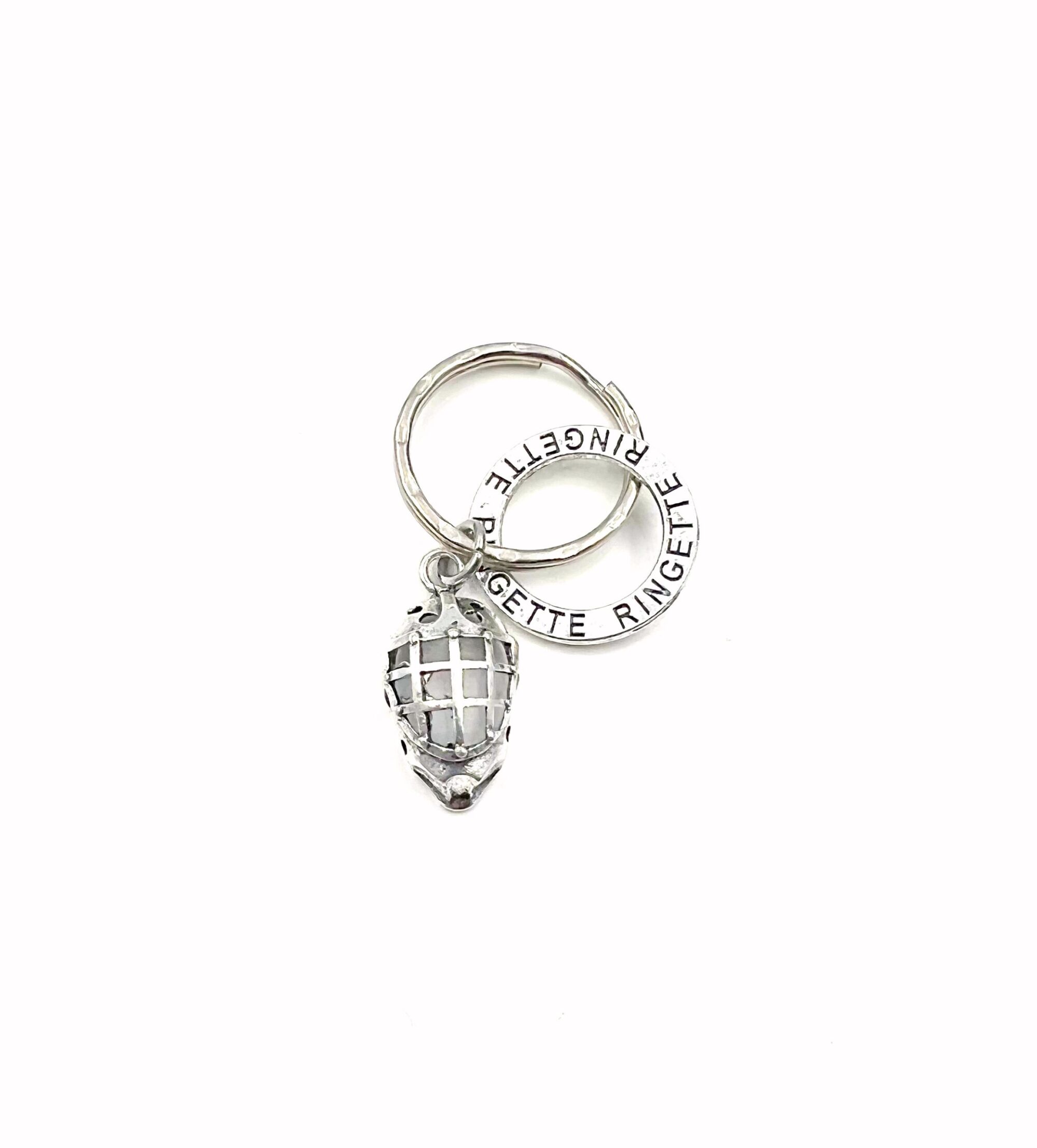 Ringette Goalie Keychain Gift - Image 4