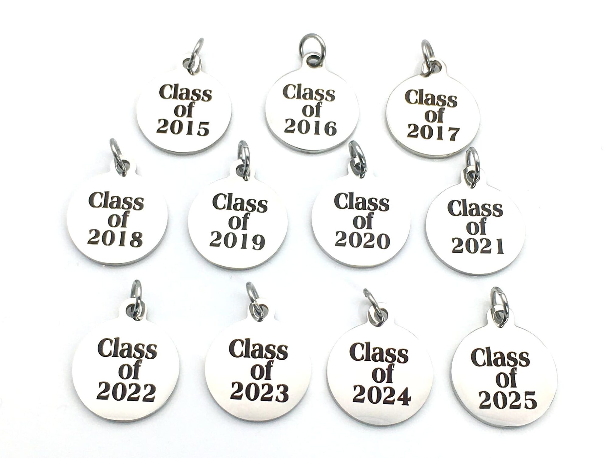 Class of 2025 Charm, 2016 - 2026 Graduation Pendant