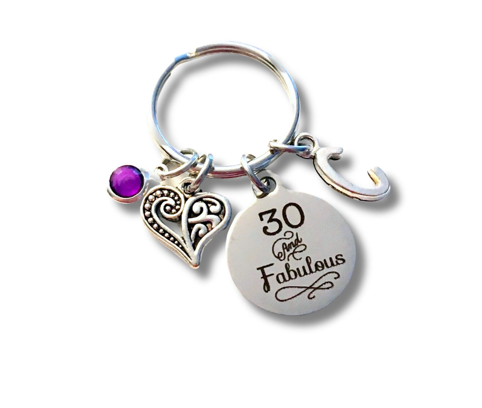 30th birthday gifts for women Keychain