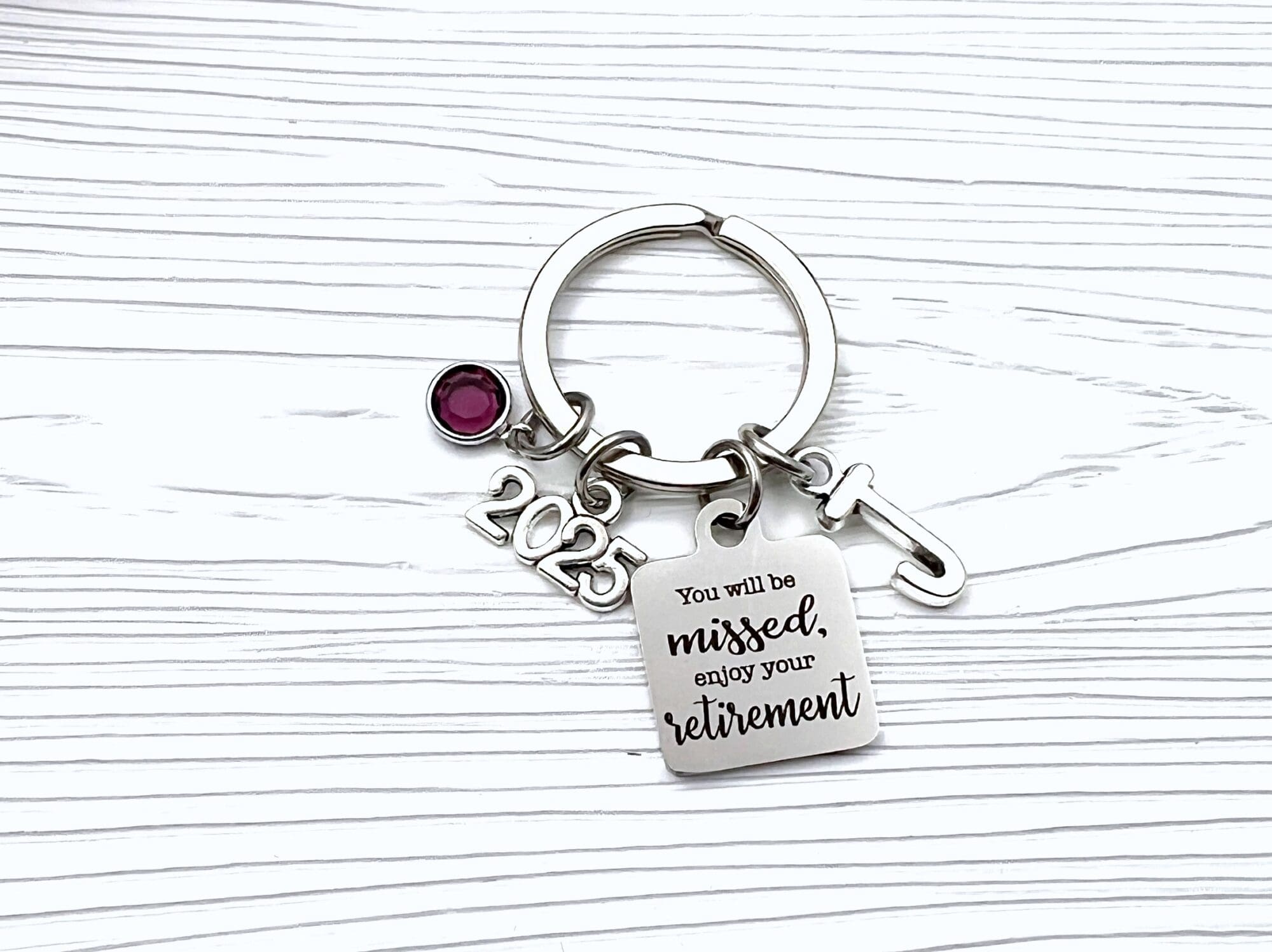 Retirement Gift for Him, You Will Be Missed Key Chain - Image 5