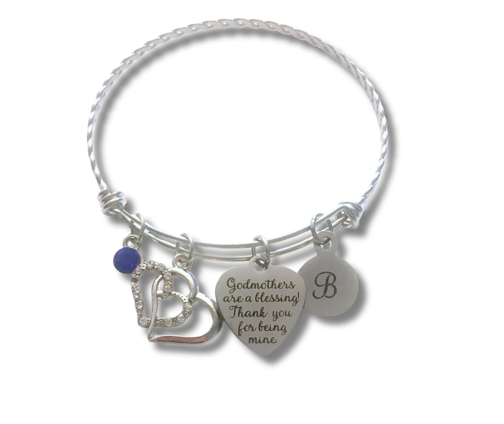 Godmother Gift, Custom Charm Bracelet