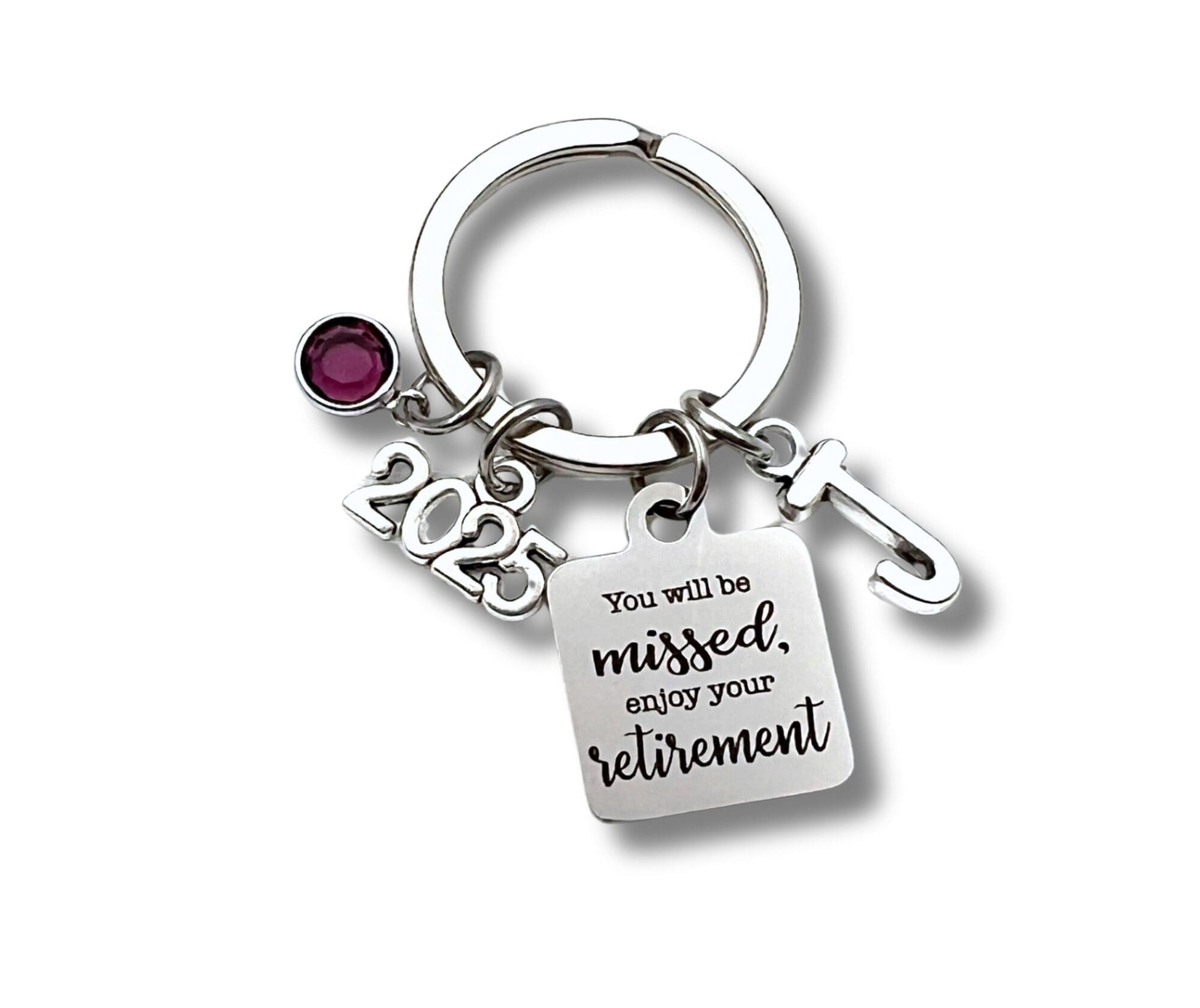 Retirement Gift for Her, You Will Be Missed Keychain
