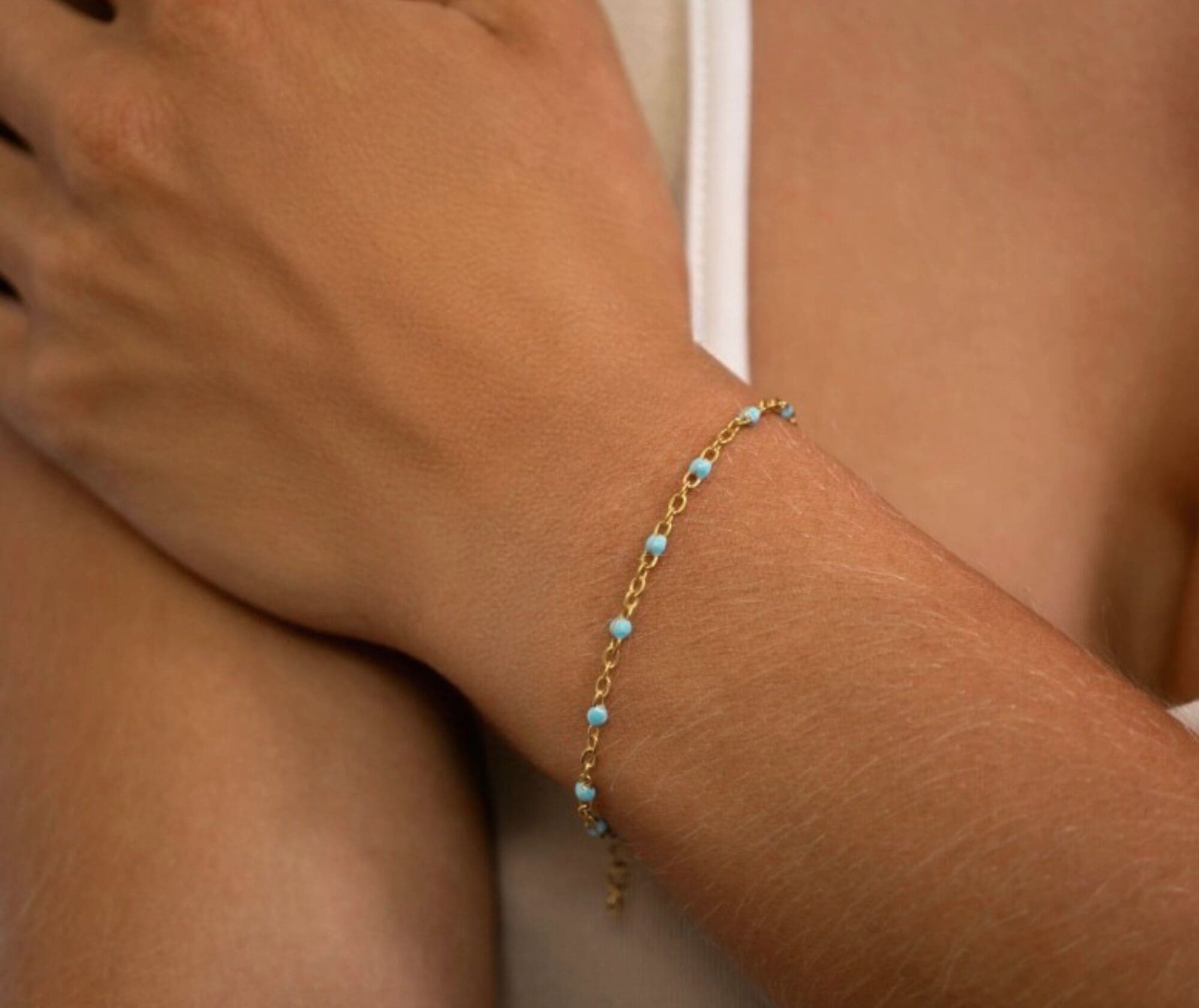 Turquoise Celebration Bracelet - Waterproof Jewelry - Image 2