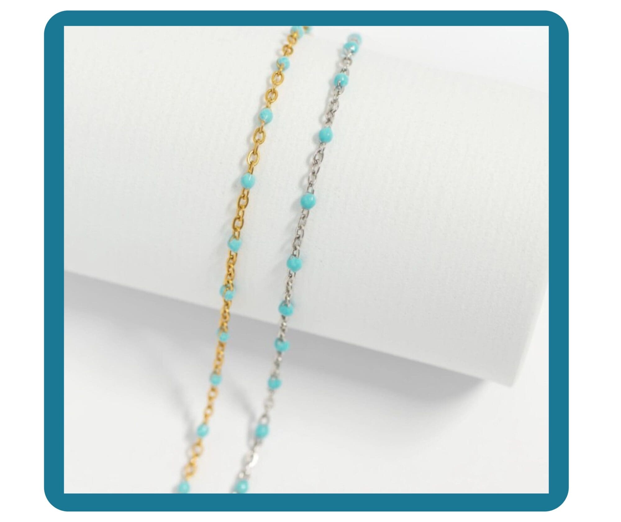Turquoise Celebration Bracelet - Waterproof Jewelry - Image 5