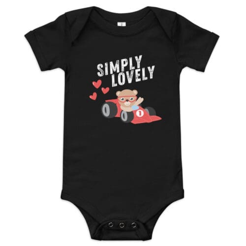 Baby Onesie, Gift for F1 Fans, Max Verstappen, Formula One Present - Simply Lovely